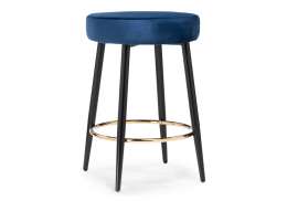 Барный стул Plato dark blue (43x43x65)