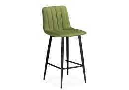 Барный стул Дани зеленый / черный (42x48x92)