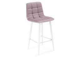 Барный стул Чилли К розовый / белый (43x42x93)