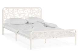 Кровать Кубо 160х200 белый (163x206x90)